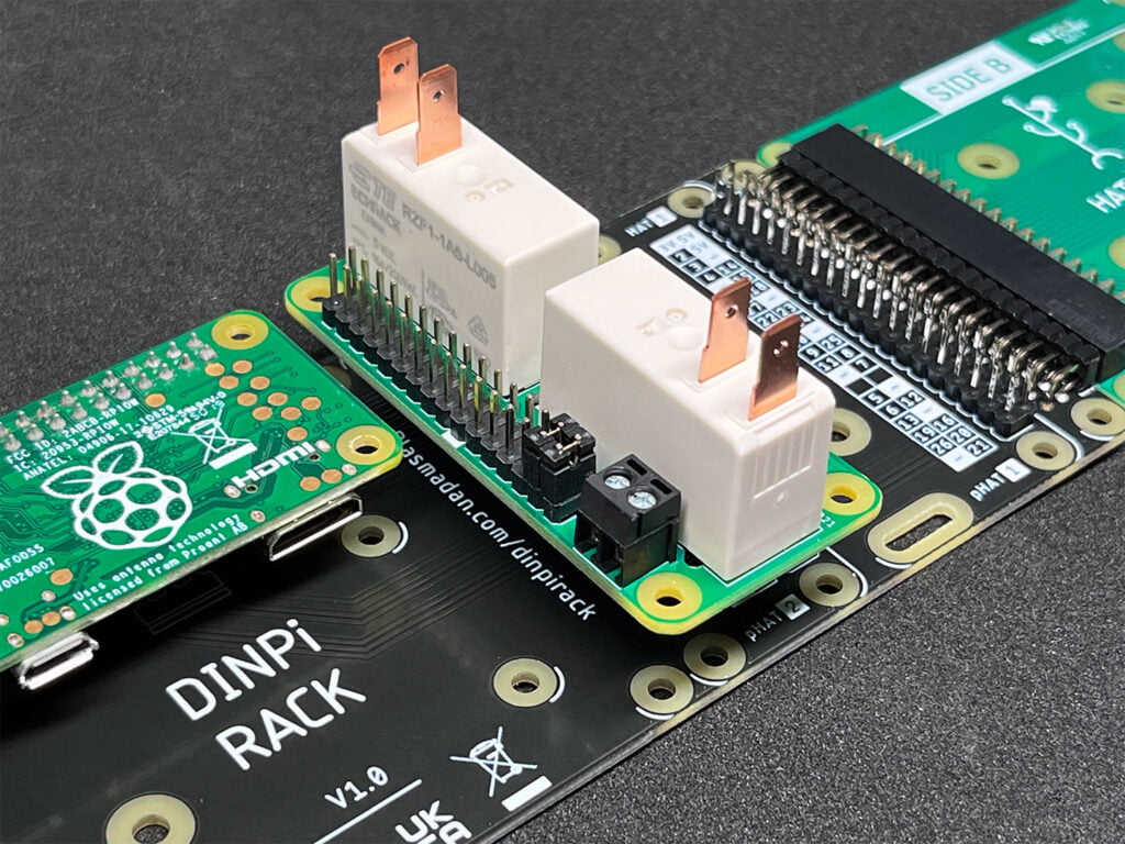 Mini Rack Raspberry Pi Zero DINPi RACK - PlasmaDan Electronics