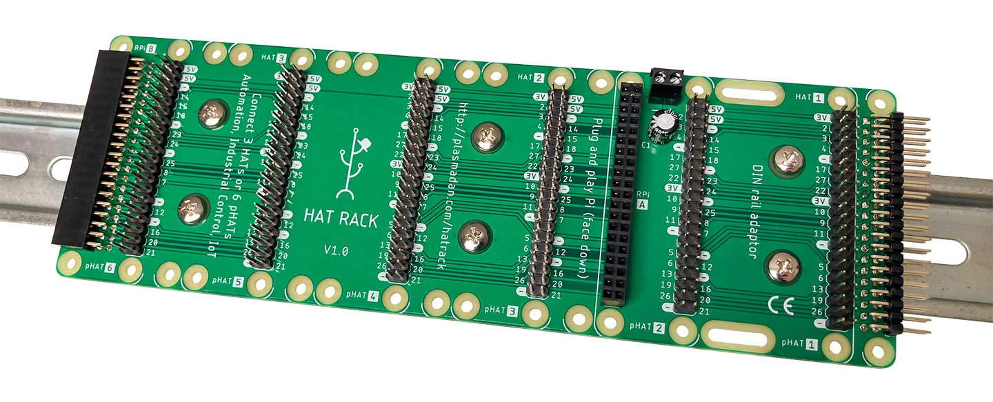 HAT RACK - PlasmaDan Electronics