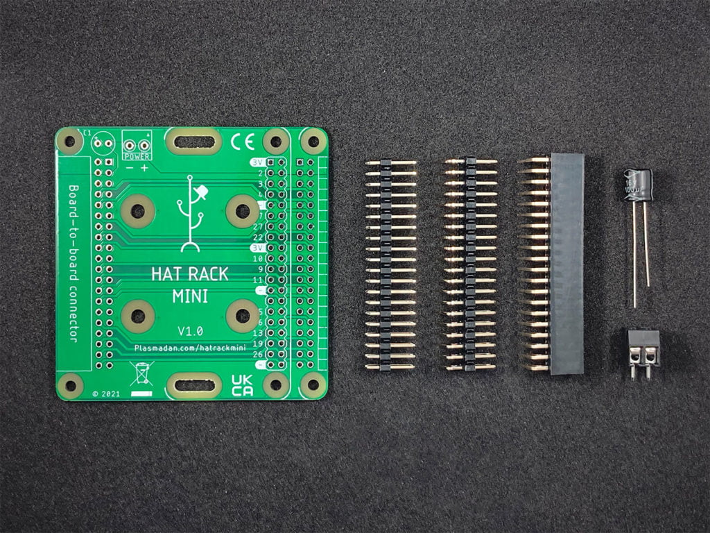 HAT RACK Mini - PlasmaDan Electronics