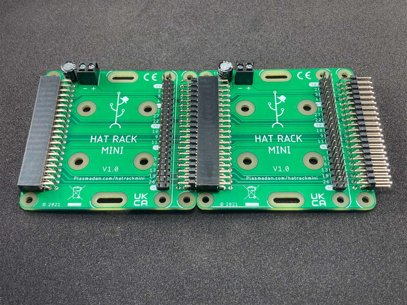 HAT RACK Mini - PlasmaDan Electronics