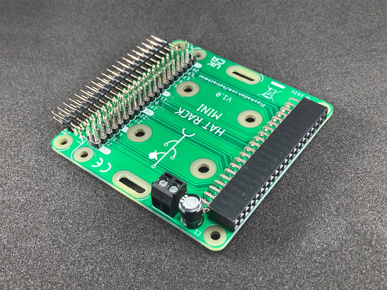 HAT RACK Mini - PlasmaDan Electronics